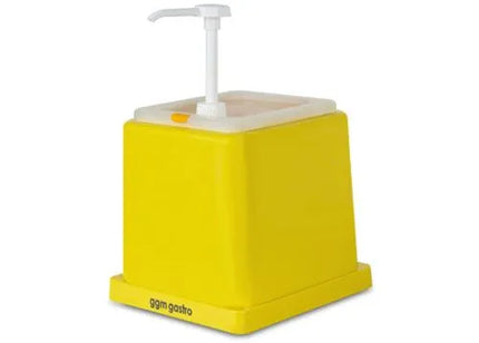 GGM Gastro Bình Đựng Mù Tạt / Nước Sốt - 2L - Polypropylene - Vàng