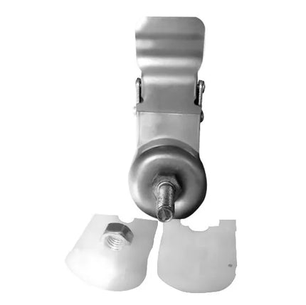 GGM Gastro Bộ Bánh Xe (4) - 2 Có Phanh, 2 Không Phanh - 100x130mm - Cho Kệ Inox Dòng ERP