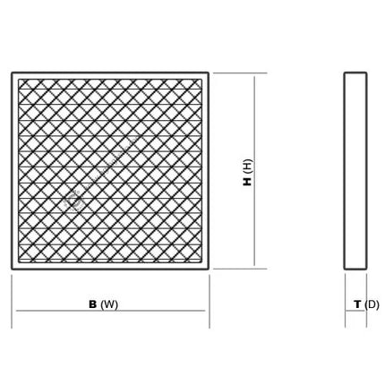 GGM Gastro Bộ Lọc Tổng Hợp Cho Hệ Thống Lọc Khí Thải - 500x620mm
