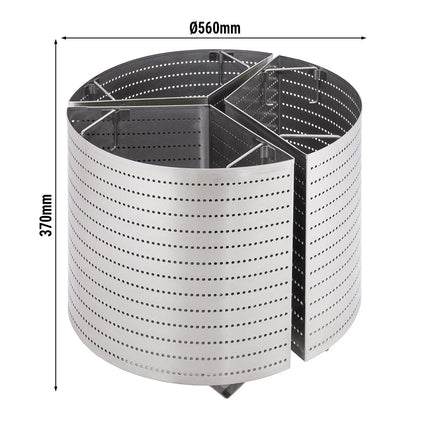 GGM Gastro Boiling Pan Basket Set 900 Serie - Ø560xH440mm - GN 1/1 - for Boiling Pans 150L - Series 900 Serie - 3x GN 1/3