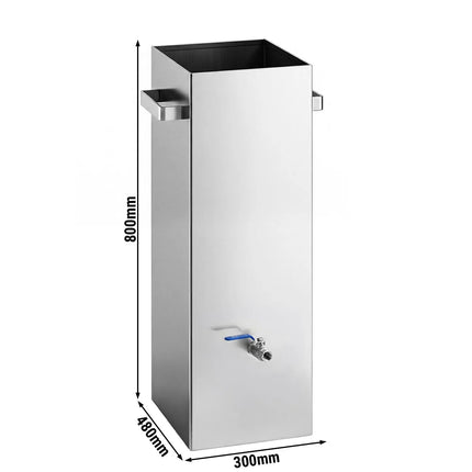 GGM Gastro Bồn Vệ Sinh Xiên Lò Quay Gà - 300x480x800mm - Thép Không Gỉ