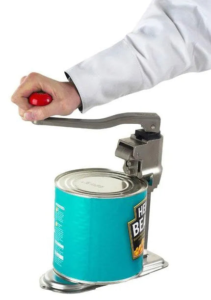 GGM Gastro Bonzer Đồ Mở Hộp Gắn Bàn Thủ Công - Trục Dài 400mm - Thép Không Gỉ - Chiều Cao Hộp Tối Đa 35cm