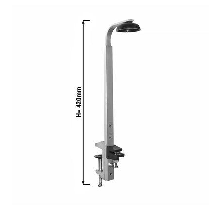 GGM Gastro Bottle Wall Rack - Wall Mount - 420x120x45mm - Aluminium