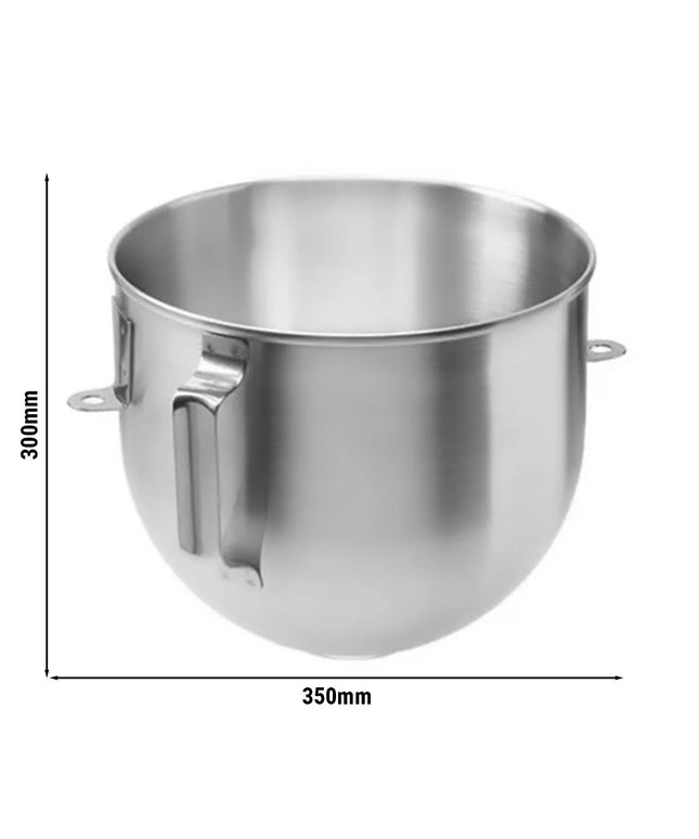 GGM Gastro Bowl for planetary mixer - Stainless steel - 350x350x300mm - for RSK30