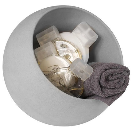 GGM Gastro Bowl - MOON - Melamine & Silicone - 0.8L - 2-piece set - 190x190mm - Depth: 175mm - Grey