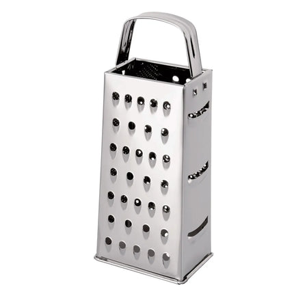 GGM Gastro Box Grater HEAVY DUTY - Height: 241mm - 4 Sided - Stainless Steel