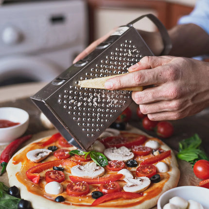 GGM Gastro Box Grater HEAVY DUTY - Height: 241mm - 4 Sided - Stainless Steel