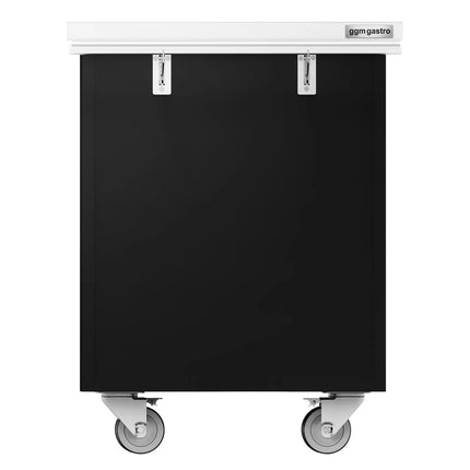 GGM Gastro Buffet Cash Desk Station DANZIG  - 700mm - with Tray Slide - Black