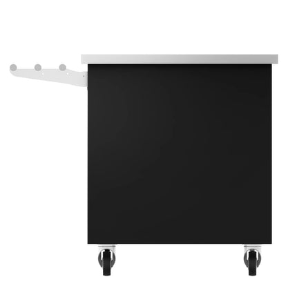 GGM Gastro Buffet Cash Desk Station DANZIG  - 700mm - with Tray Slide - Black