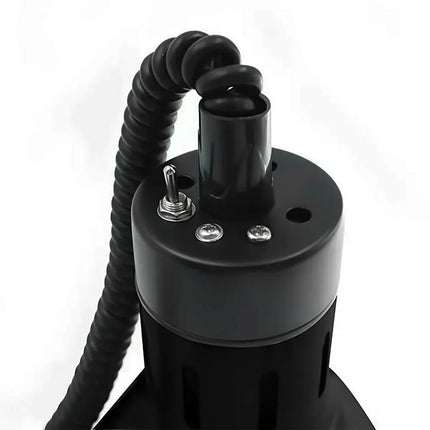 GGM Gastro Buffet Infrared Heat Lamp - Retractable - Diameter 290mm - 275W - E27 - Cord 600–1500mm - Matt Black