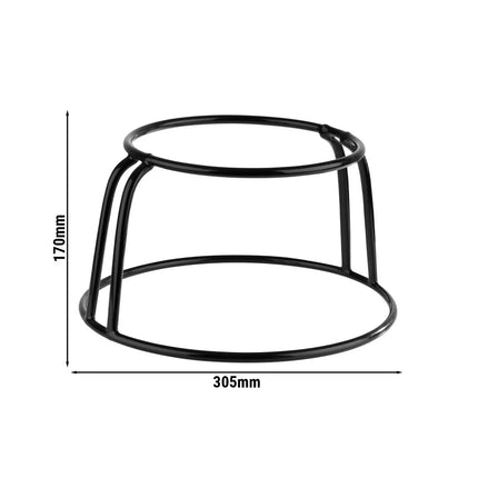 GGM Gastro Buffet Stand - FRIDA - Metal frame - Black - Height: 160mm - suitable for 85230#6 & 85231#6