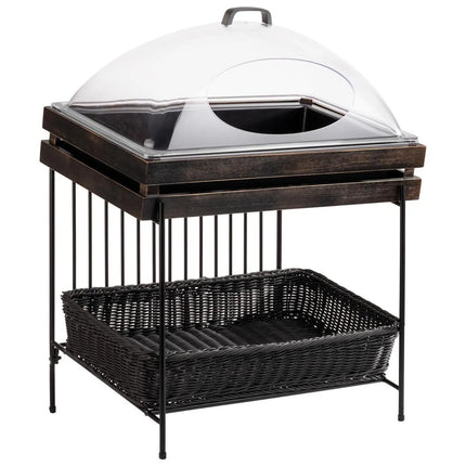 GGM Gastro Buffet Stand - Metal - Black - Height: 480mm - suitable for GN 1/1 & GN 1/2