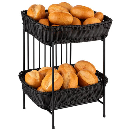 GGM Gastro Buffet Stand - Metal - Black - Height: 480mm - suitable for GN 1/2 Superboxes