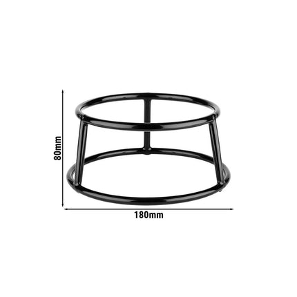 GGM Gastro Buffet Stand - MULTI ROUND - Metal, PVC - Black - round - Height: 80mm