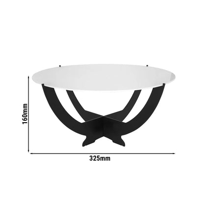 GGM Gastro Buffet Stand - Octopus - Black - round - Ø300mm - Powder-coated stainless steel