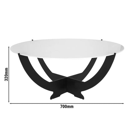 GGM Gastro Buffet Stand - Octopus - Black - round - Ø700mm - Powder-coated stainless steel