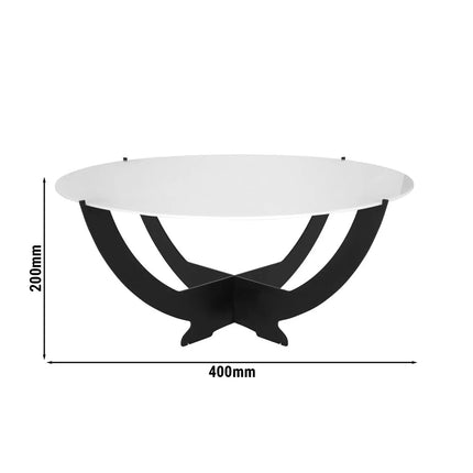 GGM Gastro Buffet Stand - Octopus - Powder-coated stainless steel - Black - round - Ø381mm