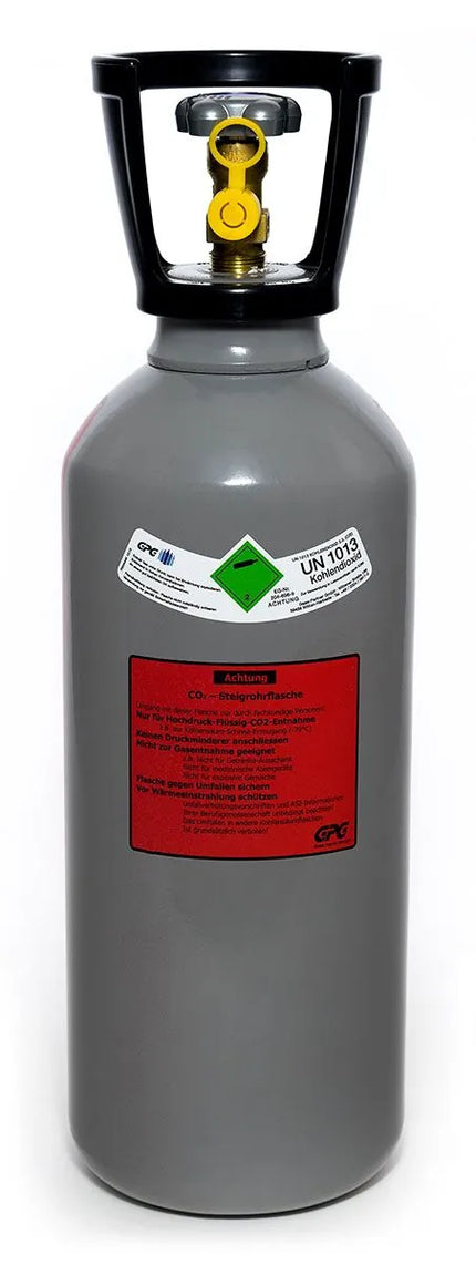 GGM Gastro Carbon dioxide bottle - with dip tube - 10kg - for Glass Froster GVIC2