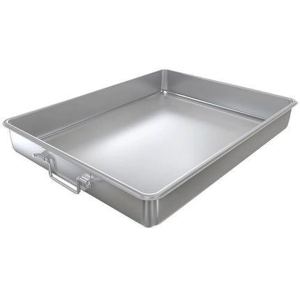 GGM Gastro Casserole Pan - Stainless Steel - 21.6L - Height: 80mm - with Lid & Tension Locks - 600x450x80mm
