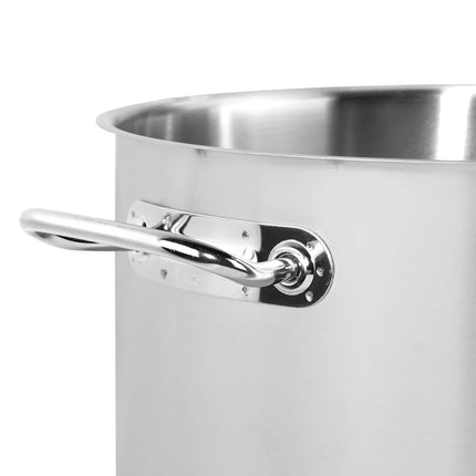 GGM Gastro Casserole Pan - Stainless Steel - 25L - Ø 400mm - Height: 190mm