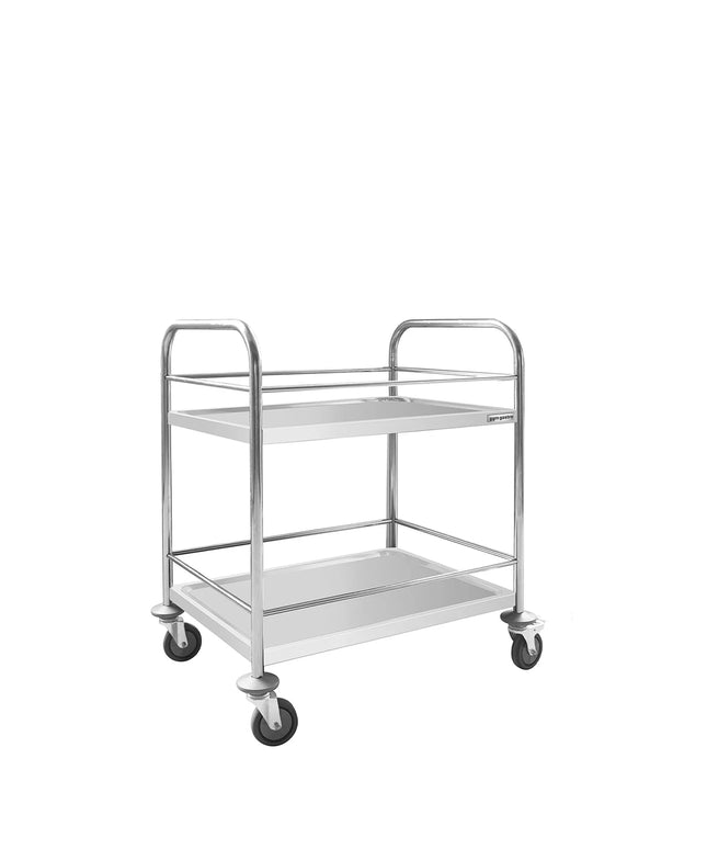 GGM Gastro Catering Trolley - Commercial Service & Clearing Trolley - 705x405mm - 2 Tier - with reinforced frame - with quiet castors