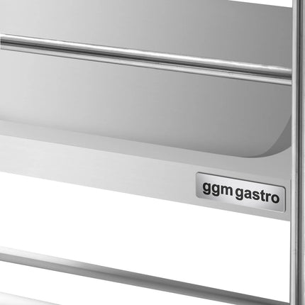 GGM Gastro Catering Trolley - Commercial Service & Clearing Trolley - 845x525mm - 2 Tier - with reinforced frame - with quiet castors