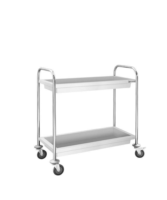 GGM Gastro Catering Trolley - Commercial Service & Clearing Trolley - 950x500mm - 2 Tier