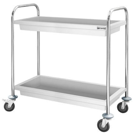 GGM Gastro Catering Trolley - Commercial Service & Clearing Trolley - 950x500mm - 2 Tier
