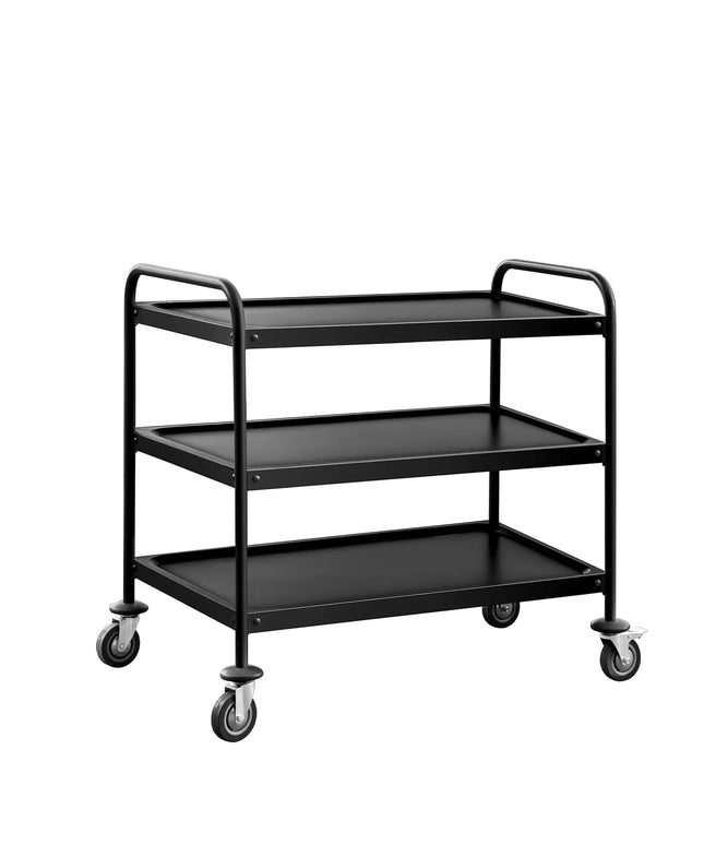 GGM Gastro Catering Trolley - Commercial Service & Clearing Trolley - Heavy Duty - 1000x600mm - 3 Tier