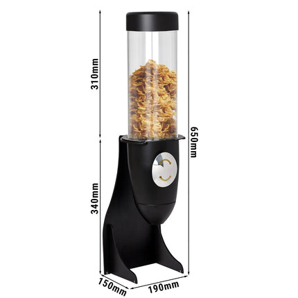 GGM Gastro Cereal Dispenser - Black