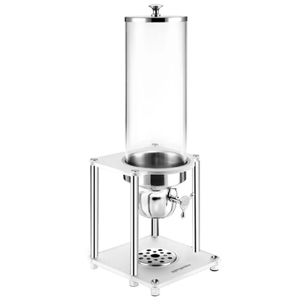 GGM Gastro Cereal Dispenser - Rotary Dispense - Plastic Container - 3.7L - Stainless Steel Stand