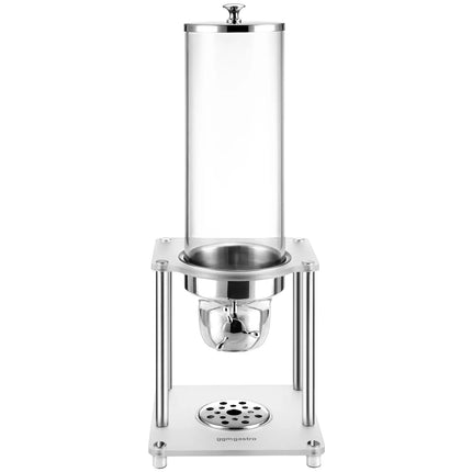 GGM Gastro Cereal Dispenser - Rotary Dispense - Plastic Container - 3.7L - Stainless Steel Stand