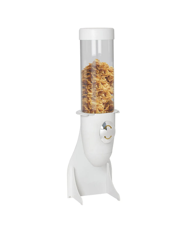 GGM Gastro Cereal Dispenser - White - Rotary Dispense - White