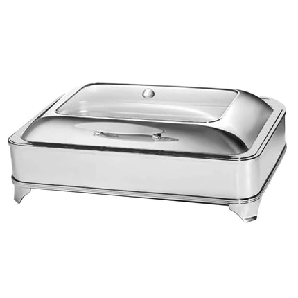 GGM Gastro Chafing Dish - GN 1/1 - with Glass Lid (soft-close)
