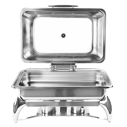 GGM Gastro Chafing Dish - GN 1/1 - with Glass Lid (soft-close)