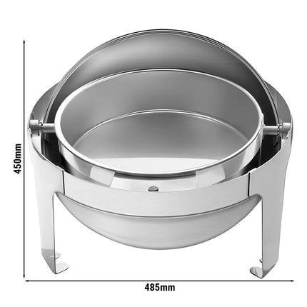 GGM Gastro Chafing Dish - Round - with Roll Top Lid