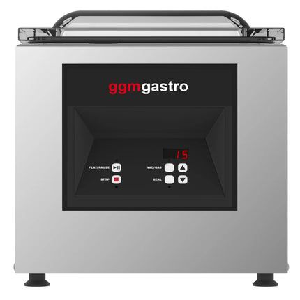 GGM Gastro Chamber Vacuum Sealer - 10m³/h - 600W - Digital - Benchtop - with Gas Flushing