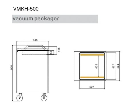 GGM Gastro Chamber Vacuum Sealer - 20m³/h - 900W - Digital