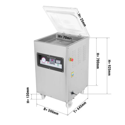 GGM Gastro Chamber Vacuum Sealer - 20m³/h - 900W - Digital