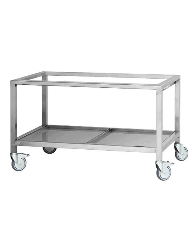 GGM Gastro Chân Đứng Hở Di Động Dòng L - 1528x600x810mm - Có Bánh Xe - Cho Lò Quay Cừu & Heo Sữa LGM & LEM