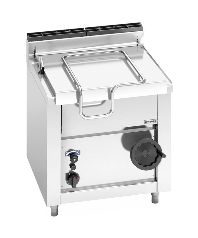 GGM Gastro Chảo Lật Gas - 45L - 14.5kW - Lật Thủ Công