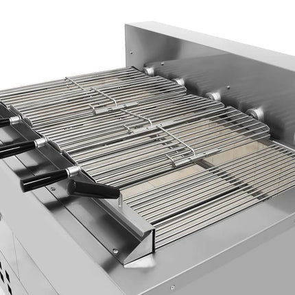 GGM Gastro Charcoal Chicken Rotisserie - 1200mm - with 5 skewers