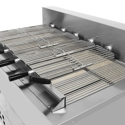 GGM Gastro Charcoal Chicken Rotisserie - 1400mm - with 6 skewers