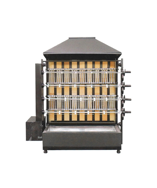 GGM Gastro Charcoal Chicken Rotisserie Oven - with 4 Skewers for up to 20 chickens