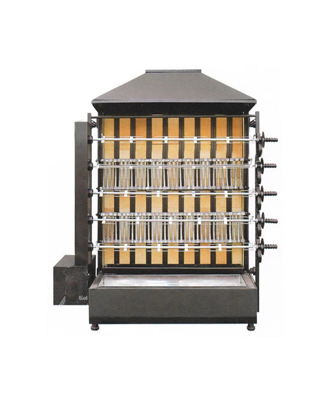 GGM Gastro Charcoal Chicken Rotisserie Oven - with 5 Skewers for up to 25 chickens