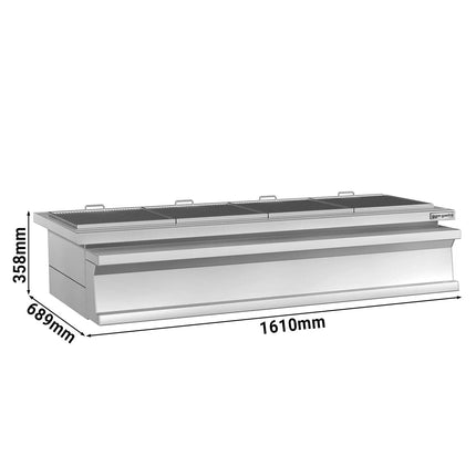 GGM Gastro Charcoal Grill - 1610mm - 4 grill grates