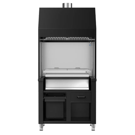 GGM Gastro Charcoal Grill - 960mm - 2 grill grates - Black