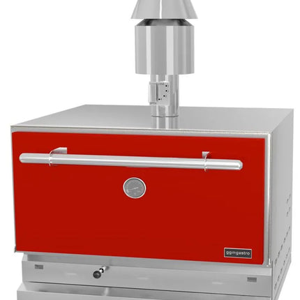 GGM Gastro Charcoal Oven - 890mm - Red