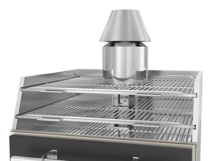 GGM Gastro Charcoal Oven - 920mm - with cabinet base - Black