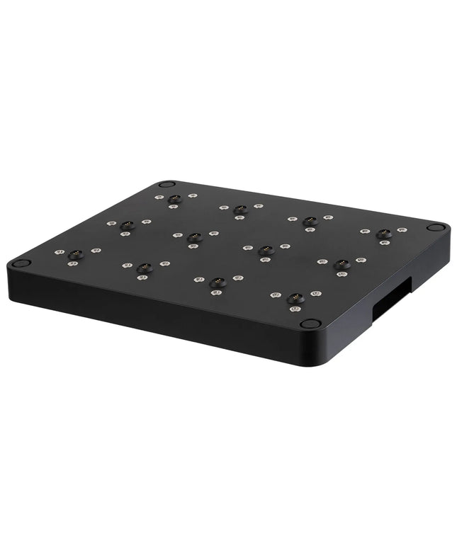 GGM Gastro Charging Station (12-way) - Stackable - ABS Plastic - 430x330x45mm - Black - incl. mains plug; 2 remote controls with batteries